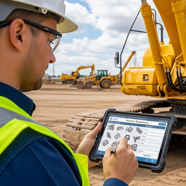 field eagle heavy machinery inspection rugged tablet