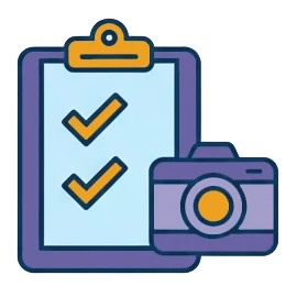 wind turbine inspection report icon