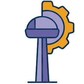 wind turbine inspection tall turbine icon