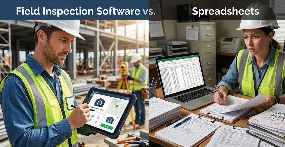 Field Inspection Software vs Spreadsheets: Why 78 Percent of Companies Switch