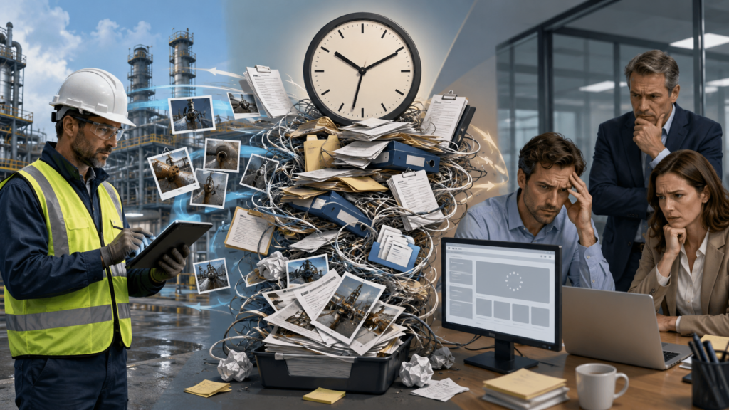 The Report Delivery Problem for Inspection Companies​