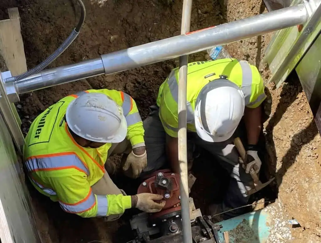 Water distribution system inspections,