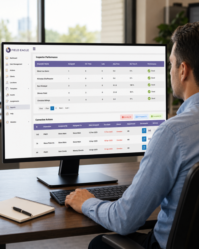 Field Eagle Reports Dashboard