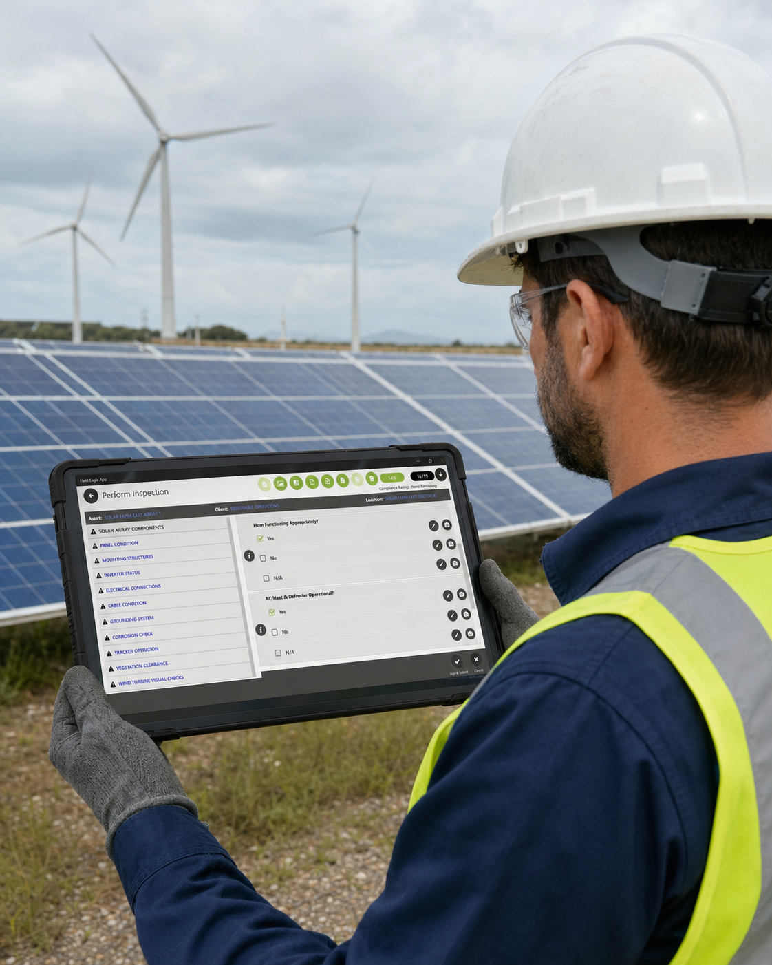Renewable Energy Inspection software